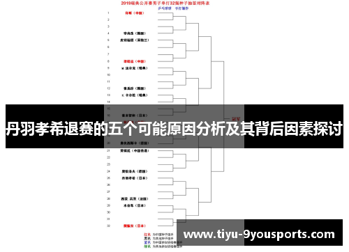 丹羽孝希退赛的五个可能原因分析及其背后因素探讨